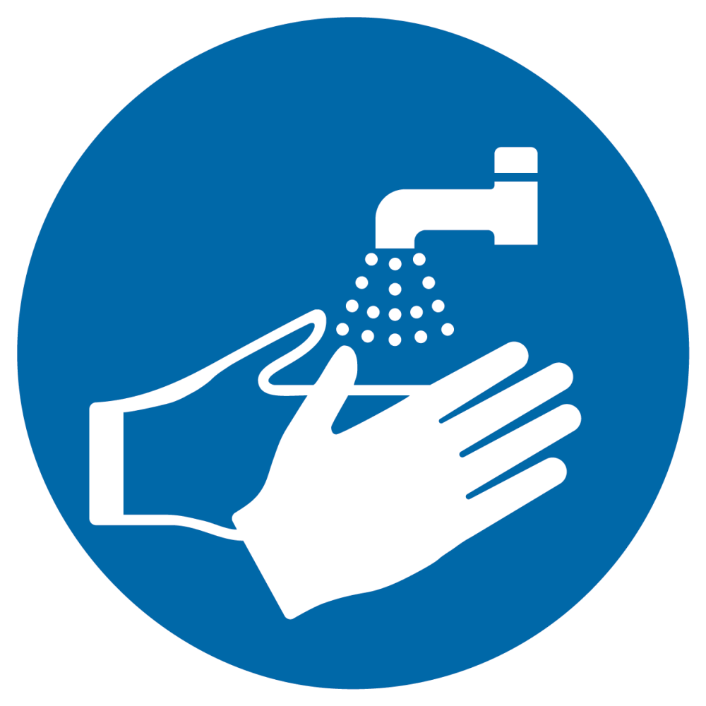 Nakaz mycia rąk